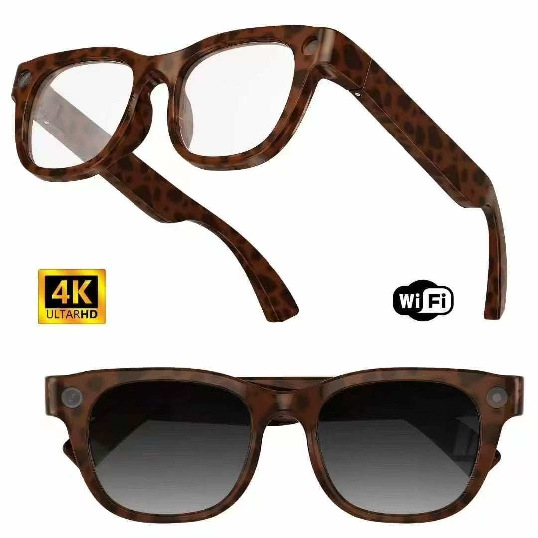 AI smart transparent lens glasses