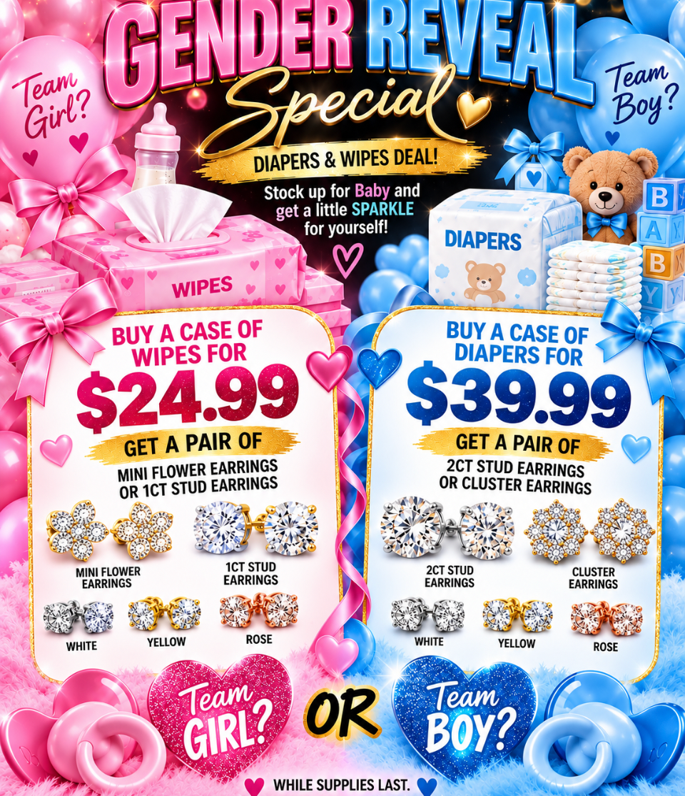 Gender Reveal Earring Special