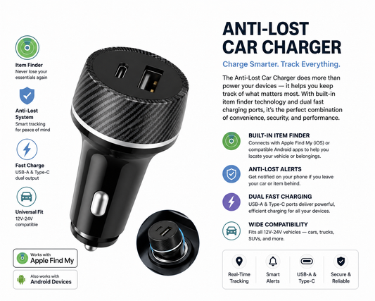 Anti-lost Car charger shipping 7/28